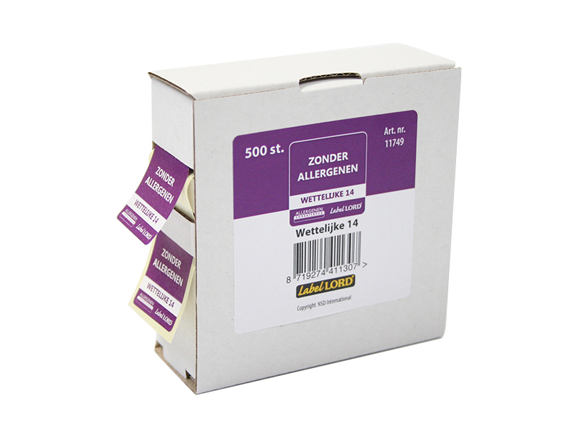 LabelLORD aqua Zonder Allergenen