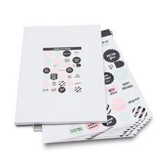 Etiketten Rillprint A4 10 vel Packing & gift colour